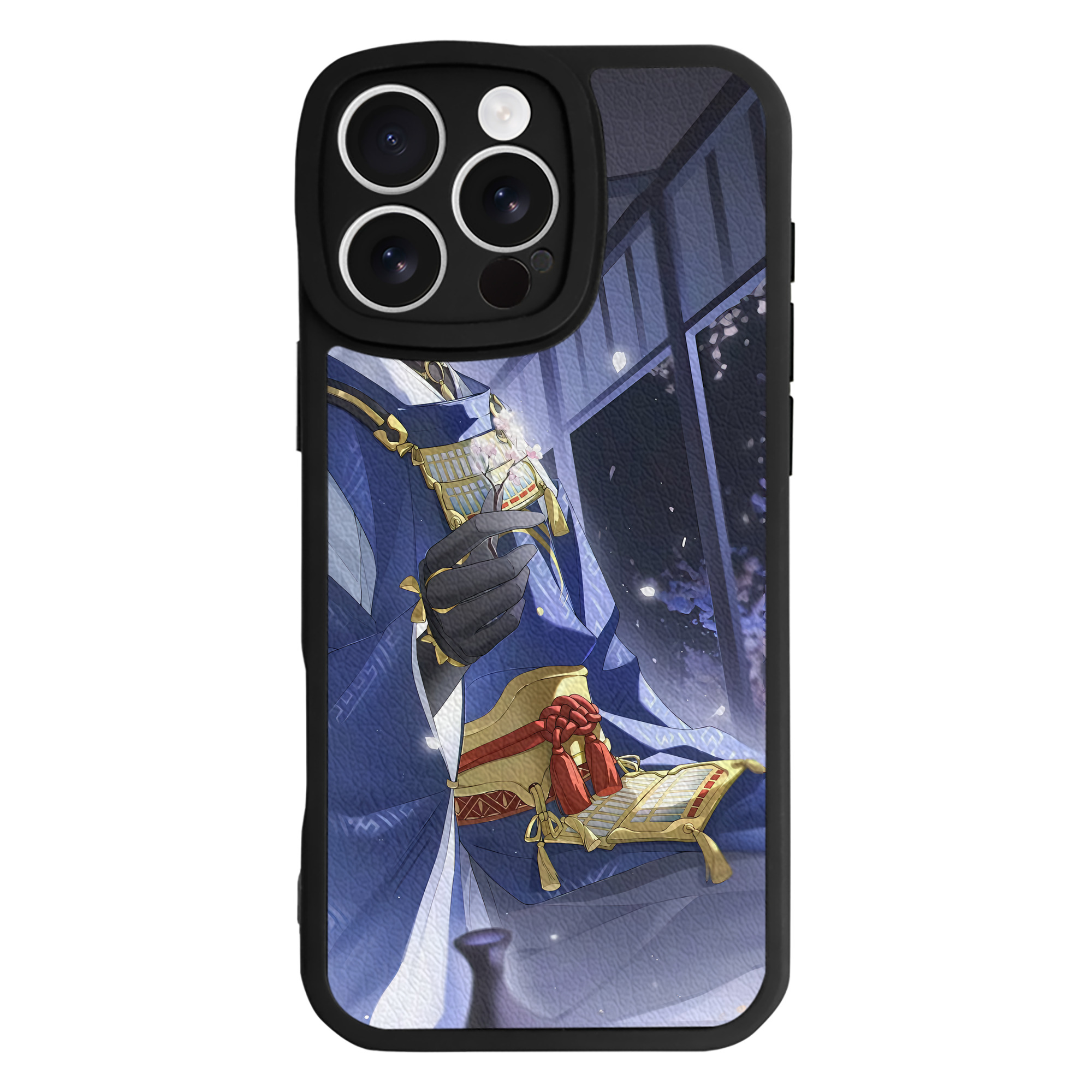 （画像用） 刀剣乱舞 Touken Ranbu 【iPhone 16シリーズ対応】シリコンスマホケース（レザー調） 材質：シリコン